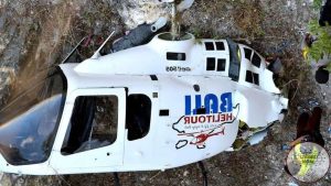 Kronologi Kejadian Helikopter Jatuh di Bali